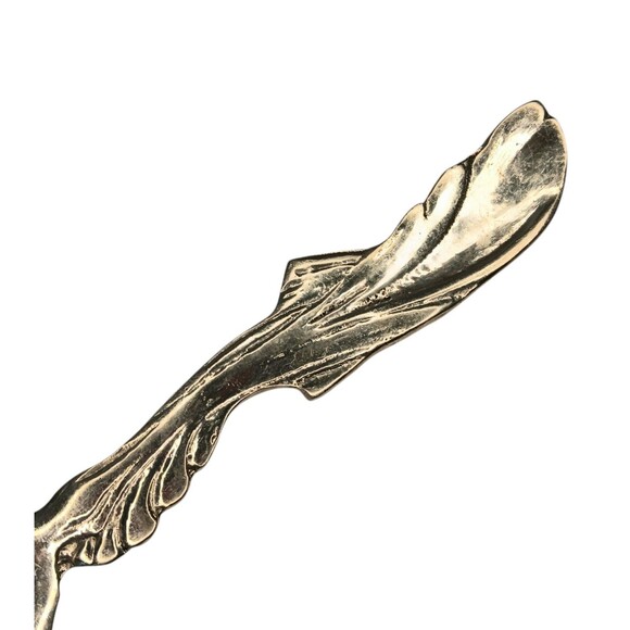 Fish Nautical Serving Fork Serving Silver Metal 10" x 1" Summer Spring Decor - Picture 5 of 10